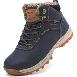 Зимові черевики Arrigo Bello для жінок та чоловіків, утеплені, непромокаючі, антиковзаючі, синього кольору, розмір 36-46
