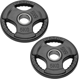 Пара олімпійських гумових дисків для штанги 50 мм (2,5–20 кг) Bumper Plates