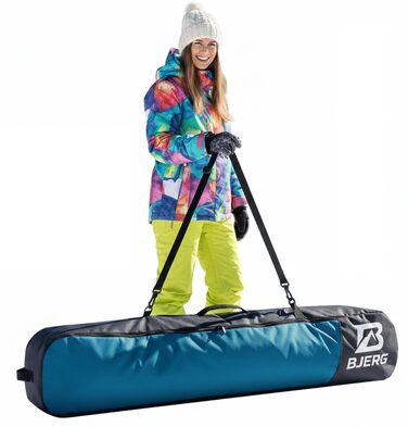 Чохол-сумка для сноуборда Bjerg Boardbag, рюкзак для транспортування сноуборда до 150 см, бірюзовий, Made in Europe