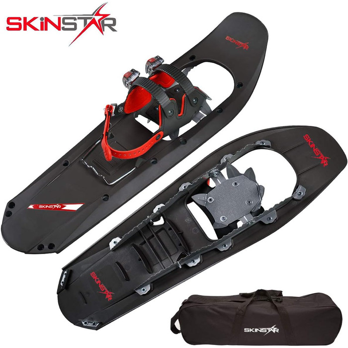 Снігоступи SkinStar 25 дюймів, до 100 кг, чорні, для снігоступінгу