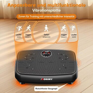 Вібраційна платформа MOSUNY з подвійним мотором для схуднення, тренувань всього тіла та нарощування м'язів - масажер, 450 LBS, для дому