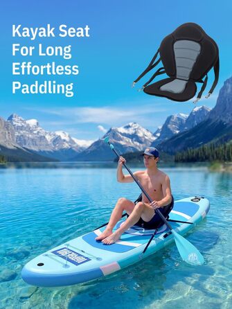 Надувний SUP дошка Niphean для SUP-серфінгу та йоги, 305 см, для початківців, з фіном StabilTrac