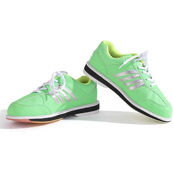 Жіночі боулінгові черевики VEACAM для початківців з ковзною підошвою, тренувальні, легкі, зелені (40 EU)