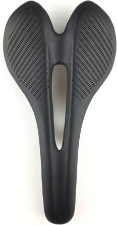 Велосідельний штир PLATT Carbon Superleicht: спортивний, для шосейного, трекінгового та гірського велосипеда, чорний, з шкіряним покриттям