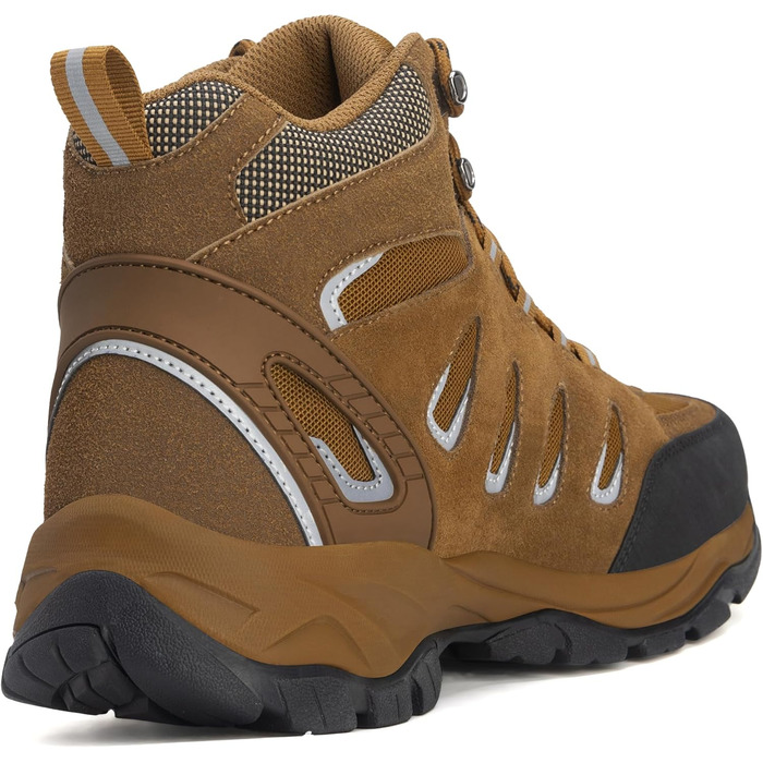Чоловічі трекінгові черевики EARLDE, водонепроникні, легкі, для хайкінгу та активного відпочинку (41 EU, Коричневий)