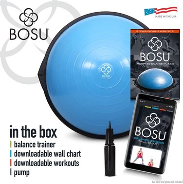 BOSU Оригінальний баланс-тренажер для дому, 66 см, синій