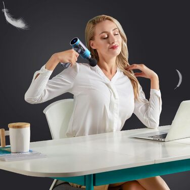 Електричний масажер для м'язів, глибокого впливу, портативний, тихий - ідеальний подарунок для жінок та чоловіків