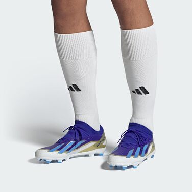 Кросівки adidas X Crazyfast.3 FG для футболу, розмір 37 1/3 EU, кольори: Lucid Blue, Blue Burst, Cloud White