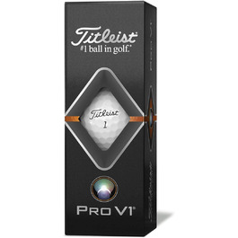 М'ячі для гольфу TITLEIST Pro V1 2019, набір 3 шт., нові