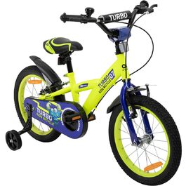 Дитяче велосипед Actionbikes Turbo 12/16 дюймів - V-Brake гальма, захистники, для дівчаток та хлопчиків (2-7 років)