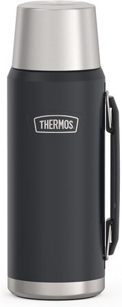 Термос Thermos Icon 1,2 л графітовий, ізольована пляшка з чашкою, тримає тепло/холод 24 години, BPA-free, для напоїв, зручна ручка, придатний для миття в посудомийці