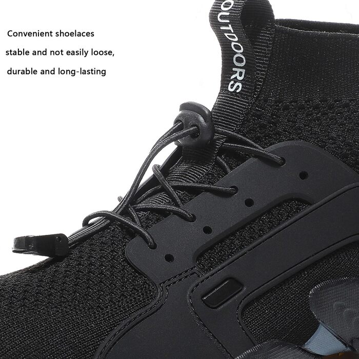 Черевики для трекінгу VTASQ Unisex: легкі, дихаючі, чорні (39 EU)