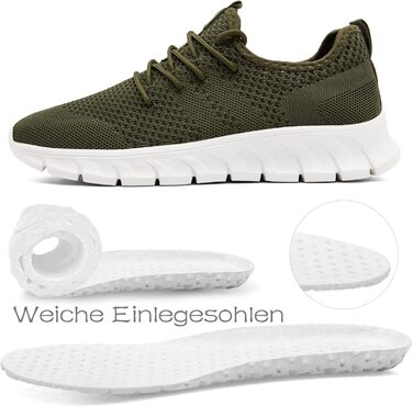 Чоловічі кросівки Damyuan: спортивні, для бігу, туризму, тенісу та фітнесу (47 EU, зелені)