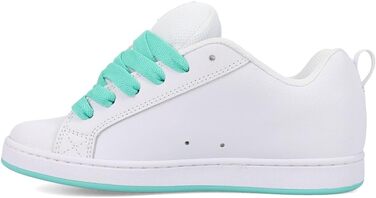 Жіночі кросівки DC Shoes Court Graffik, білий, рожевий, блакитний (39 EU, Aqua)