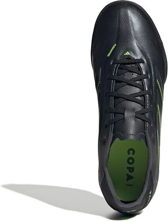 Дитячі футбольні бутси Adidas Copa Pure III League Turf для штучного покриття (28 EU, чорний/сірий/лимонний)