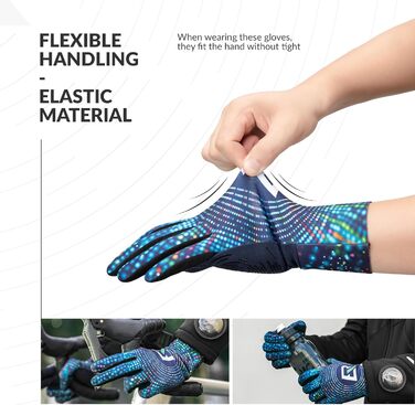 Велосипедні рукавички ROCKBROS для осені та зими, повні пальці, антиковзаючі, для їзди на велосипеді, походах, чоловічі та жіночі, розмір M-XXL