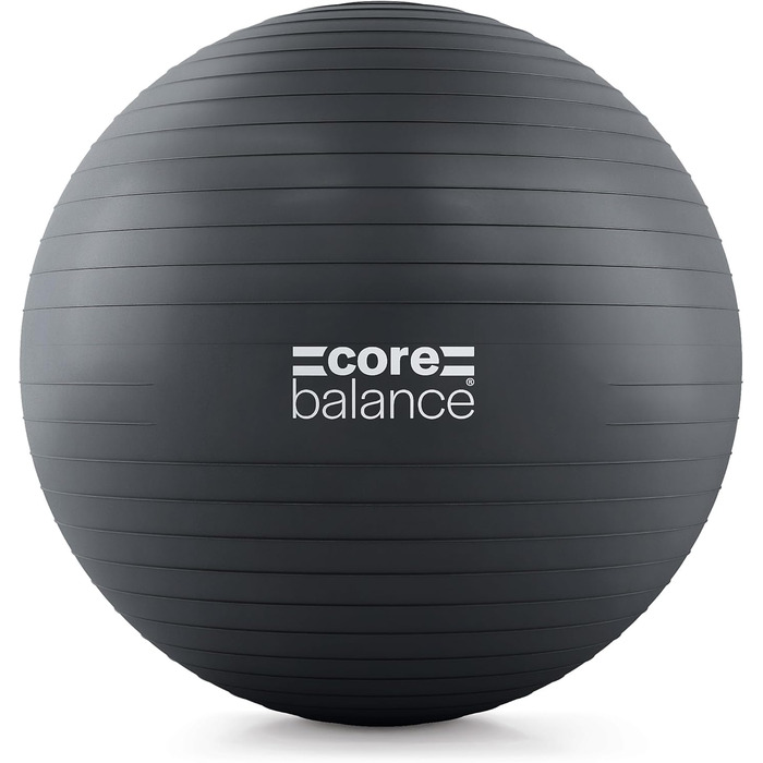 Гімнастичний м'яч Core Balance, антивибуховий, для фітнесу, йоги та вагітних, 55-85 см, з насосом