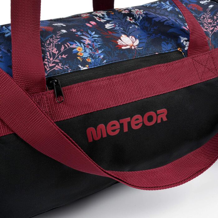 Сумка для спорту та плавання Meteor 25 л, жіноча, чоловіча, дитяча, пляжна, дорожня, для школи, квітковий принт, 48x25x25 см