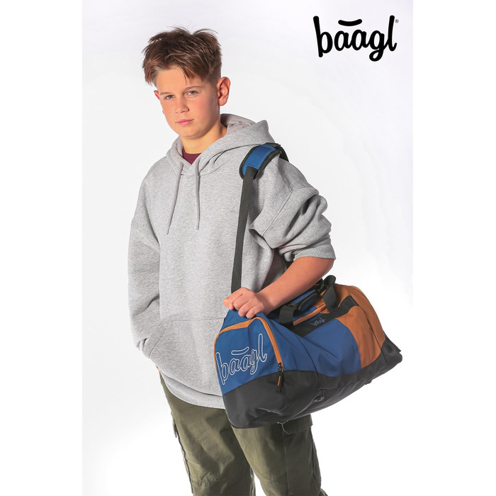 Спортивна сумка Baagl для дітей (дівчаток та хлопчиків) – 25 л, з відділенням для взуття – для спорту, школи, плавання та відпочинку