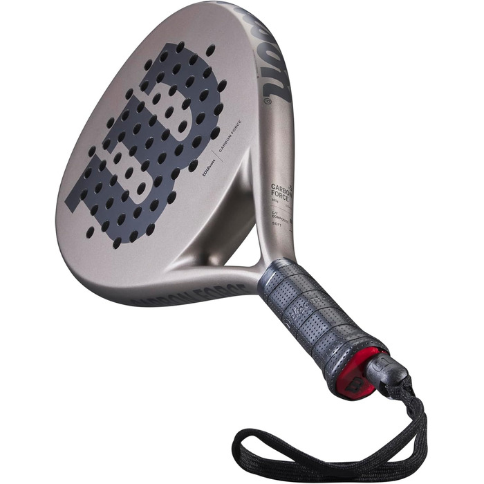 Падель ракетка Wilson Carbon Force, карбон/EVA, 365 г