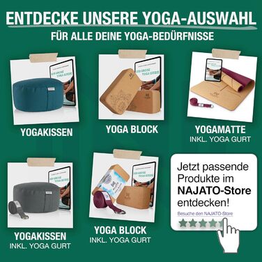 Йога подушка для медитації – кругла подушка з наповнювачем з лушпини гречаної – 30 см, 14 см, збірна інструкція (PDF) – фіолетовий оксамит