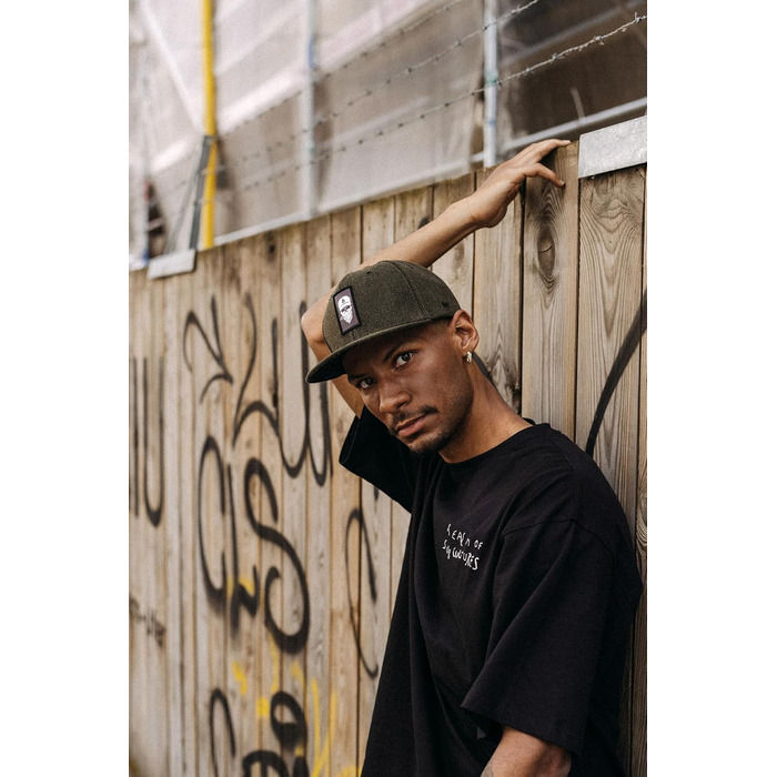 Кепка-снэпбек Nebelkind унісекс з принтом бандана, регульована бейсболка в стилі стрітвір з прямим козирком, оливковий колір