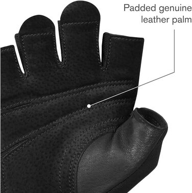 Рукавички Harbinger Pro Gloves: Легкі та гнучкі, для підтримки при помірному навантаженні, унісекс, чорний XL