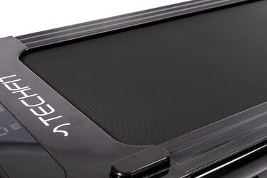 Електрична бігова доріжка TechFit WP-500 для дому, складана, 2 к.с., 6 програм, 16 швидкостей до 7 км/год, LCD-дисплей, чорна, універсальний розмір