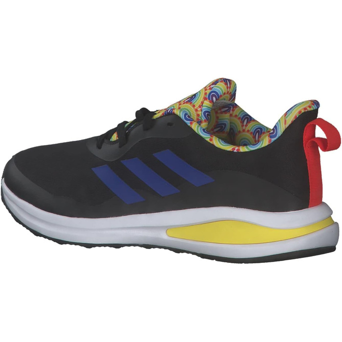 Кросівки Adidas Fortarun K для хлопчиків, розмір 38 2/3 EU, чорний/королівський синій/жовтий