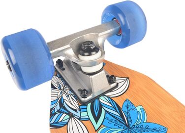 Скейтборд JUCKER HAWAII KAPUA Woodyboard, міський круїзер з дерева, для дітей і дорослих, міні-лонгборд, повністю зібраний