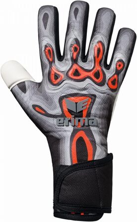 Воротарські рукавички Erima Flex-ray Pro для чоловіків, розмір 8, яскраво-коралові/чорні