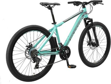 Гірський велосипед BIKESTAR Hardtail алюмінієвий, 21 швидкість Shimano, дискові гальма, 26