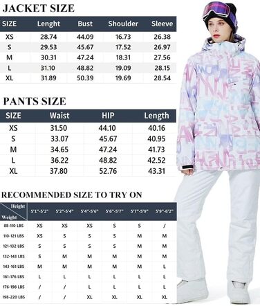 Модна жіноча гірськолижна куртка та штани, водонепроникні, вітронепроникні, кольорові, з принтом, рожевий, розмір M