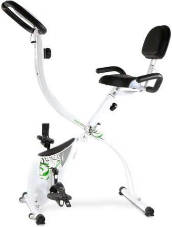 Складаний велотренажер Tecnovita by BH Back FIT YF91, магнітна система, подвійна передача, монітор, транспортні ролики
