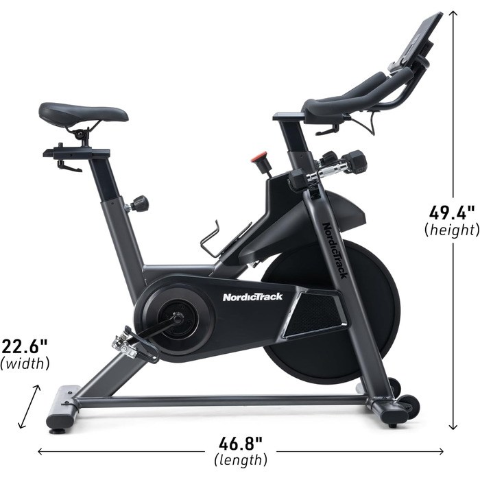 Електровелотренажер NordicTrack T Series 9, чорний