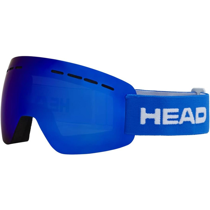 Гірськолижні окуляри HEAD Solar FMR для дорослих, унісекс, сині, дзеркальні лінзи