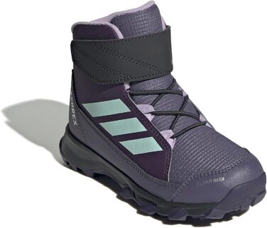 Дитячі зимові черевики adidas Terrex Snow CF Climawarm для дітей, 38 2/3 EU, Aurora Plum/Semi Flash Aqua/Powder Plum