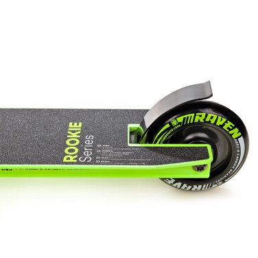 Трюковий самокат RAVEN Evolution Rookie Lime 100мм