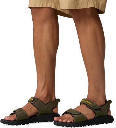 Columbia Konos Hiker 2-Strap: Чоловічі трекінгові сандалі, 43 EU, Nori Antique Moss