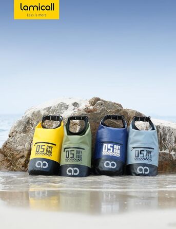 Водонепроникний рюкзак-сумка Lamicall Dry Bag 5/10/20/30/40L - міцний, стійкий до подряпин, для водного спорту, пляжу, подорожей