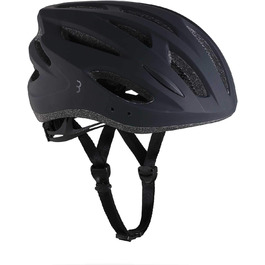 Велосипедний шолом BBB Cycling Condor для дорослих, матовий чорний, знімний візор, захист від комах, для MTB та шосейних велосипедів (54-58 см)