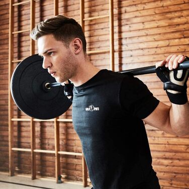 Гумові олімпійські диски GORILLA SPORTS 2x25 кг, 50 мм, для штанги