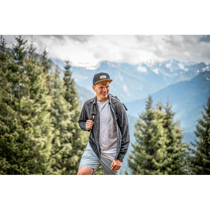 Унісекс кепка-снапбек Jumping Bird чорна, регульована бейсболка для активного відпочинку