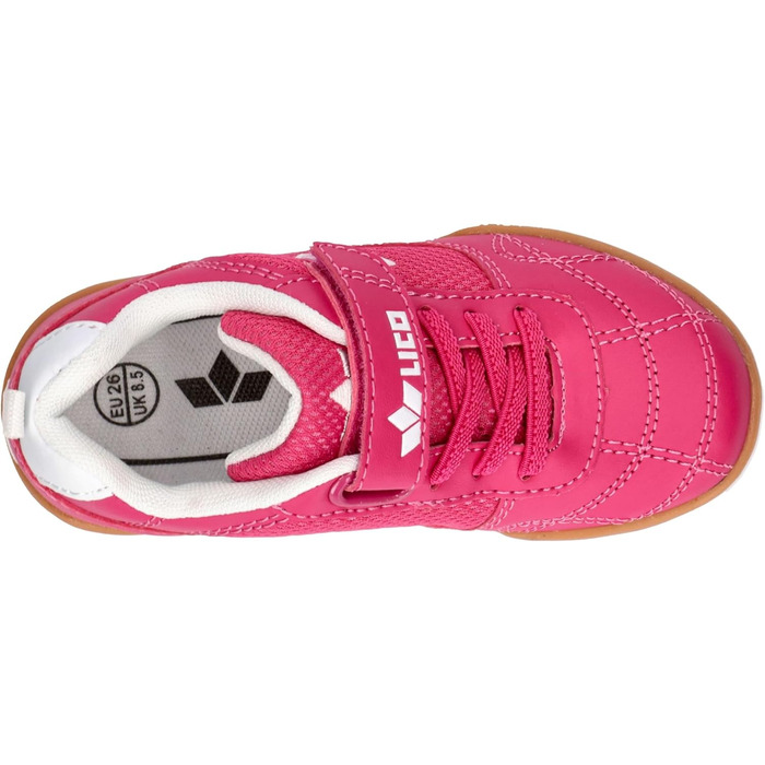 Дитячі кросівки для залу та вулиці Lico Bernie (33 EU, рожевий)