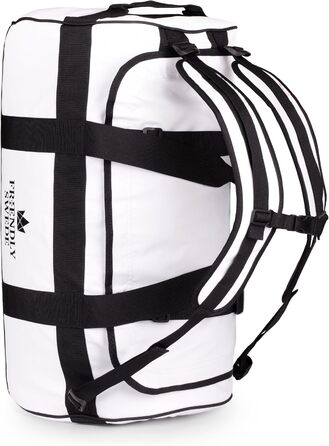 Водонепроникна спортивна сумка-рюкзак The Friendly Swede Sandhamn (60 л), біла — гермосумка для подорожей та спорту