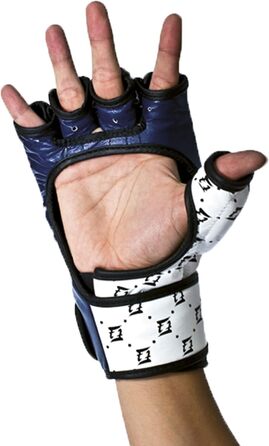 Рукавички для ММА Fairtex FGV17 Super Sparring Grappling XL, білі/чорні