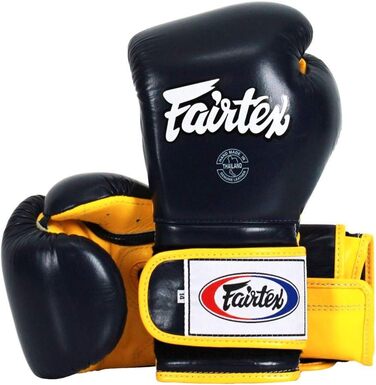 Боксерські рукавички Fairtex BGV9, чорні-жовті, 16 унцій