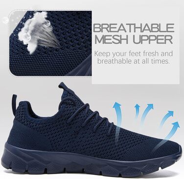 Кросівки для бігу ZGPWZWL, чоловічі, спортивні, легкі літні (45 EU, блакитні)