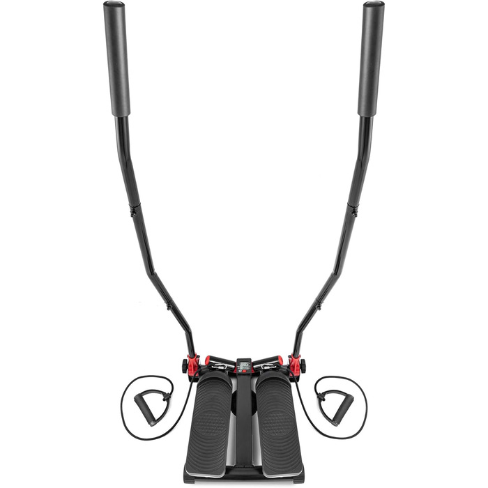 Степпер Hop-Sport HS-45S Slim для дому, червоний, з тренувальним комп'ютером, up-down-side, кардіотренажер для всього тіла