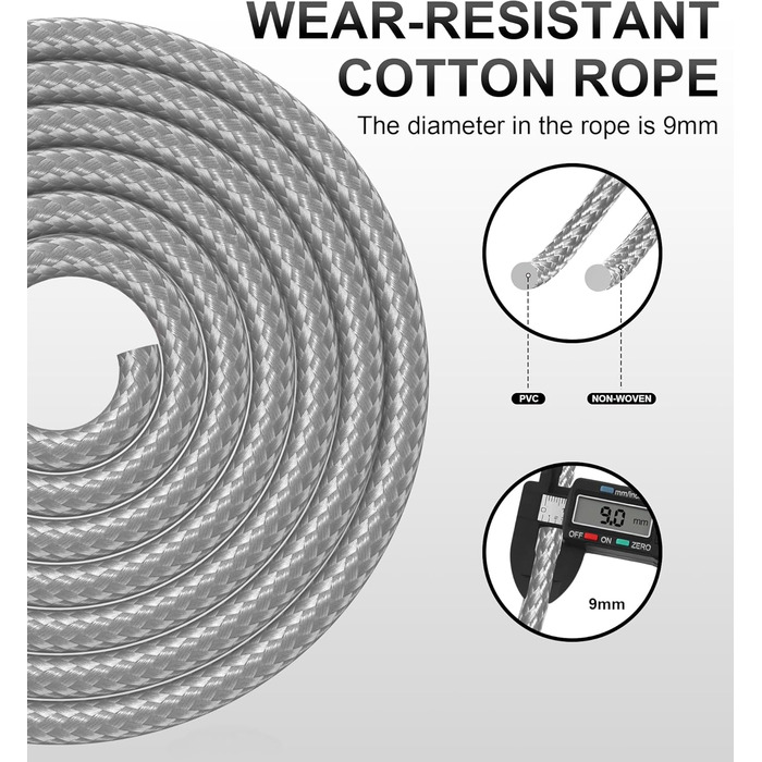 Стрибкове канат для фітнесу з навантаженням, регульований, для жінок та чоловіків, зелений/рожевий